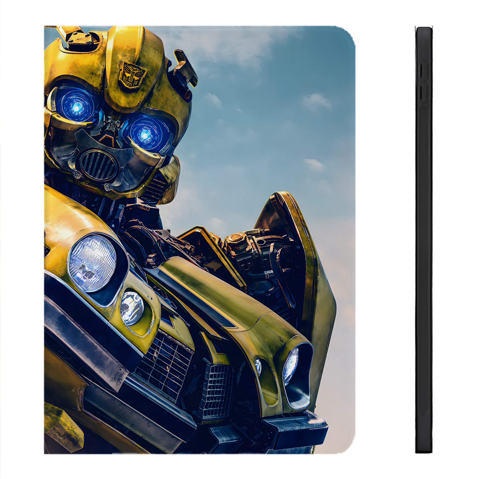 （画像用） Transformers トランスフォーマー IPadケース ペンホルダー付き ブックスタイルデザイン